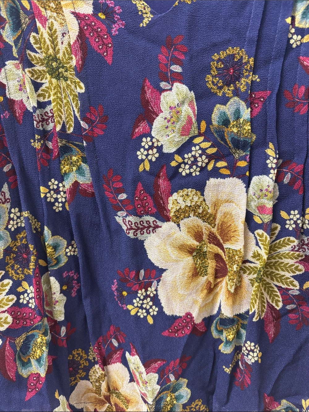 Farm Rio v-neck Ruffle Sleeve Blouse - Picture 6 of 8